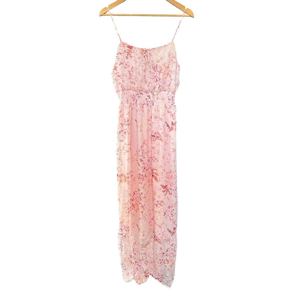 Floral Pink Maxi Dress
